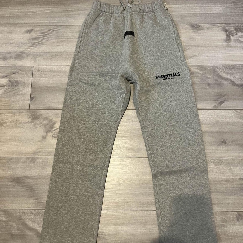 small Essentials Fear of God Dark Oatmeal Sweatpants